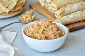 Начинка из фарша и капусты для блинов - фото шаг 14