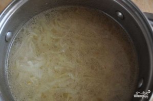 Фасолевый суп с колбасой - фото шаг 8