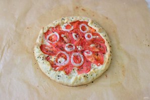 Пирог с брынзой и помидорами - фото шаг 10