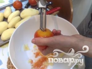 Фаршированные помидоры и картофель - фото шаг 6