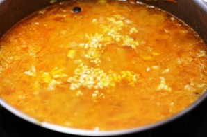 Гороховый суп с чесноком Быстро - фото шаг 4
