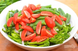 Вкусный салат с фасолью - фото шаг 7