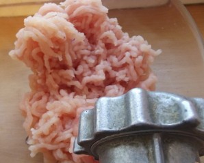 Куриный фарш с рисом - фото шаг 2