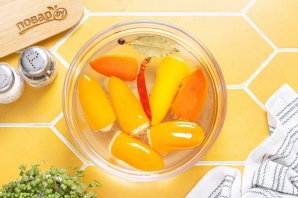Маринованные мини-перцы с сыром - фото шаг 7