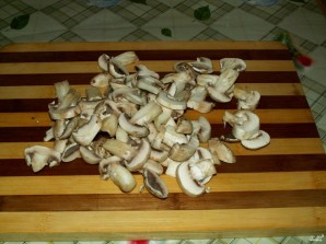 Куриная грудка с грибами и сыром - фото шаг 5