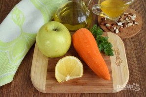 Салат из моркови и яблока - фото шаг 1