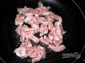 Салат с мясом (свинина) - фото шаг 1