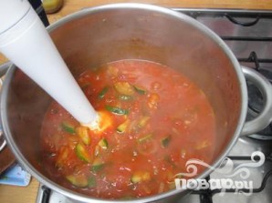 Томатный суп с цуккини - фото шаг 17