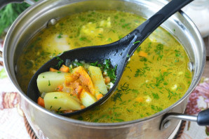 Рисовый суп с чесноком - фото шаг 9