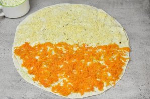 Рулет из лаваша с горбушей - фото шаг 4