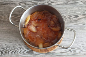 Варенье из яблок с базиликом на зиму - фото шаг 7
