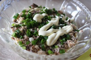 Лучший рецепт салата "Мимоза" с майонезом - фото шаг 3