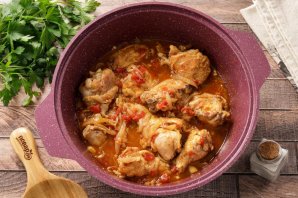 Чахохбили из курицы - фото шаг 10