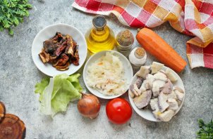 Постная солянка - фото шаг 1