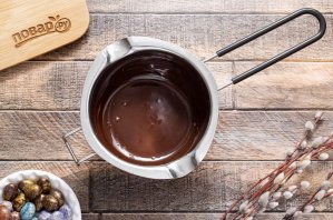 Шоколадные гнёзда на Пасху - фото шаг 4