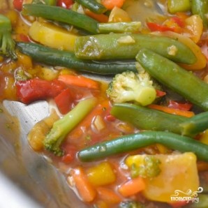 Кисло-сладкий овощной стир-фрай - фото шаг 6