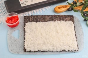 Запеченные роллы - фото шаг 3