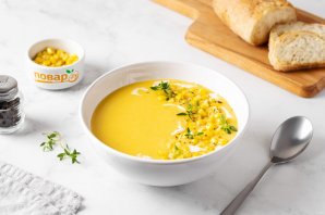 Тыквенный суп-пюре с кукурузой - фото шаг 7