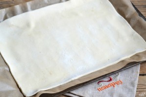 Вишневый пирог из слоеного теста - фото шаг 2