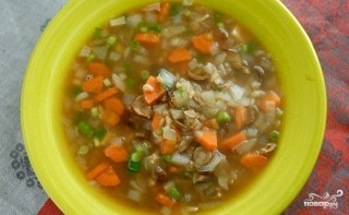 Грибной суп для похудения - фото шаг 5