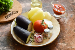 Соус для шашлыка из помидоров и баклажанов - фото шаг 1
