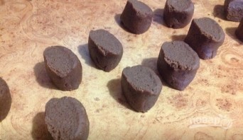 Шоколадное печенье с арахисовым центром - фото шаг 6