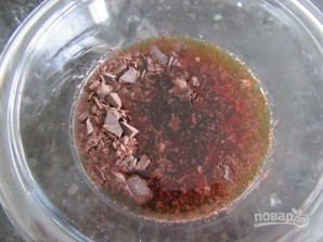 Шоколадно-ягодный торт - фото шаг 1
