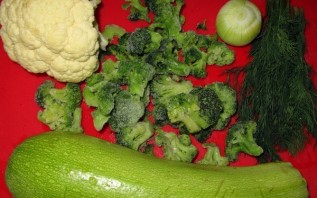 Пюре из цветной капусты и кабачка - фото шаг 1
