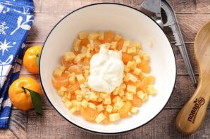 Салат "Мандариновый шок" - фото шаг 5