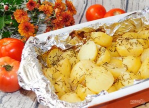 Картофель в горчичном соусе с укропом - фото шаг 4