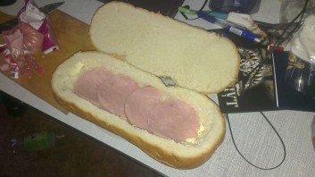 Мужской бутерброд - фото шаг 3