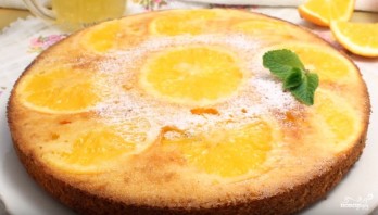 Быстрый пирог с апельсинами - фото шаг 7