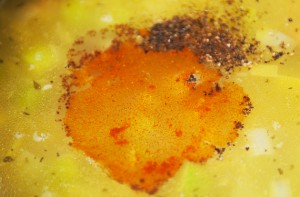 Гороховый суп-пюре с сухариками - фото шаг 7