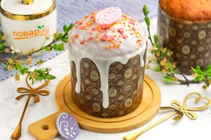 Помадка на куличи - фото шаг 8
