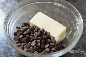 Печенье "Шоколадные половинки" - фото шаг 2