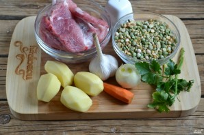 Гороховый суп классический рецепт - фото шаг 1