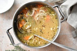 Куриный овощной суп - фото шаг 6