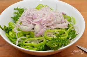 Вкусный салат с фасолью - фото шаг 5