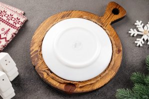 Новогодний печеночный торт - фото шаг 13