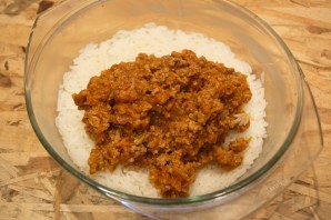 Запеканка мясная с рисом - фото шаг 9