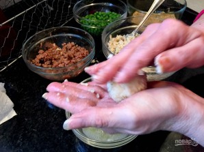 Рисовые колобки с мясом - фото шаг 3