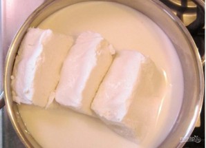 Сыр из молока (простой рецепт)  - фото шаг 1