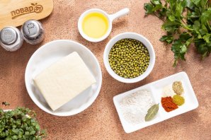 Котлеты из маша и тофу - фото шаг 1