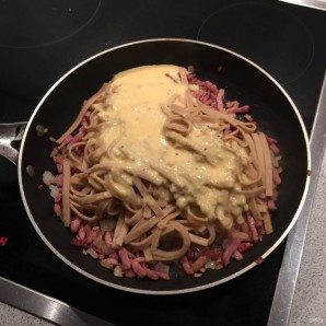Спагетти с соусом "Карбонара" - фото шаг 7