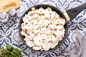 Фасоль с грибами