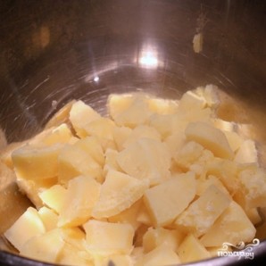 Сырная запеканка с мясом и картофелем - фото шаг 3