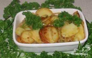 Картофель по-лионски - фото шаг 4