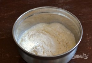 Рецепт заварных блинов на молоке - фото шаг 2