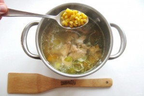 Куриный суп с брюссельской капустой - фото шаг 7