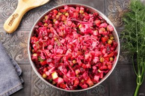 Винегрет с зелёным яблоком